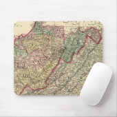 Politische Karte Westjordanlands Mousepad (Mit Mouse)