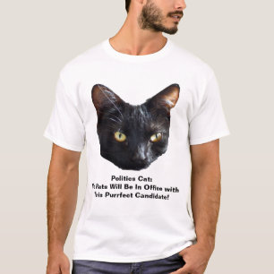 Politische Katzenkatze ohne Ratten wird im Amt sei T-Shirt