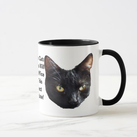 Politische Katzenkatze ohne Ratten wird im Amt sei Tasse (Rechts)