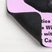 Politische Katzenklatsche Keine Ratten werden in d Mousepad (Ecke)