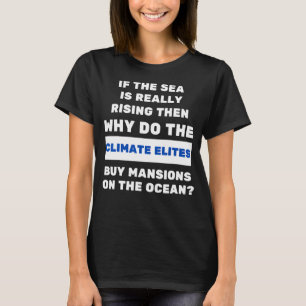 Politische Klimafrage globale Erwärmung T-Shirt