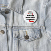 Politische Knöpfe Antiobama-Zombies Button (Beispiel)