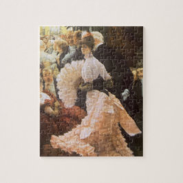Politische Lady von James Tissot, Vintag Viktorian Puzzle