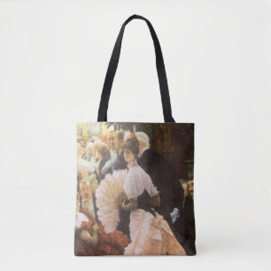 Politische Lady von James Tissot, Vintag Viktorian Tasche