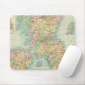 Politische Landkarte der Britischen Inseln Mousepad (Mit Mouse)