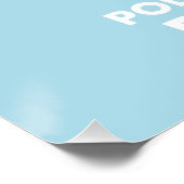 Politische Landkarte Portugals Poster (Ecke)