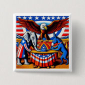 Politische Party Button (Vorderseite)