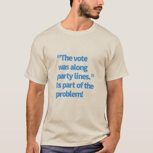Politische Party T-Shirt (Vorderseite)