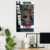 POLITISCHE PIGGIE POSTER (Heimbüro)
