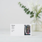 POLITISCHE PIGGIE VISITENKARTE (Stehend Vorderseite)