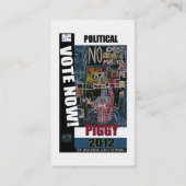 POLITISCHE PIGGIE VISITENKARTE (Rückseite)