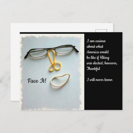 Politische Postkarte (Vorne/Hinten)