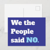 Politische Postkarte (Vorne/Hinten)