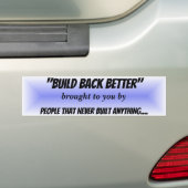 Politische Propaganda für bessere Blauer Burst Autoaufkleber (Auf Auto)