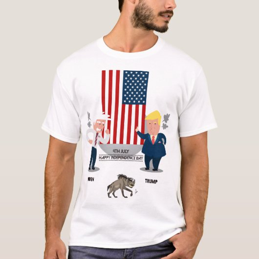 politische Satire T-Shirt (Vorderseite)