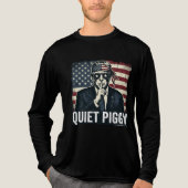politische Satire Tri-Blend Shirt (Vorderseite)