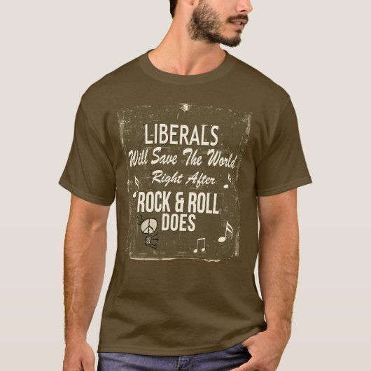 Politische Spaß-Liberale Rpck und RollenT - Shirt (Vorderseite)
