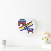 Politische Symbole Runde Wanduhr (Zuhause)