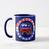 Politische Tasse Demokraten (Links)