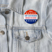 Politische Veränderung Button (Beispiel)