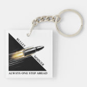 Politische Wahl in Amerika Schlüsselanhänger (Rückseite)