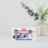 Politische Wahlkampagne der Demokraten Visitenkarte (Stehend Vorderseite)