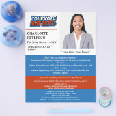 Politische Wahlkampagne Flyer (Einzeln)