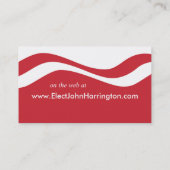 Politische Wahlkampfkarte - Landkreis Visitenkarte (Rückseite)