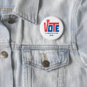 Politische Wahlkampfveranstaltung Button (Beispiel)