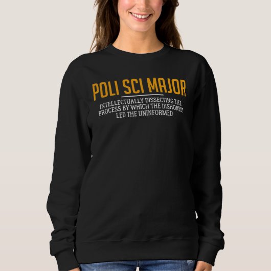 Politische Wissenschaft - Grundlegende Definitions Sweatshirt (Vorderseite)