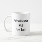 Politische Wissenschaft rettet Erde Kaffeetasse (Links)