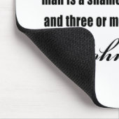 Politische Zitate durch John Adams Mousepad (Ecke)