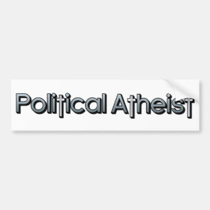 Politischer Atheist Autoaufkleber