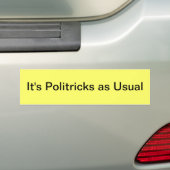 politischer Autoaufkleber (Auf Auto)