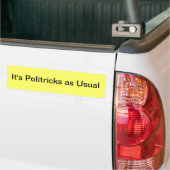 politischer Autoaufkleber (Auf Lkw)