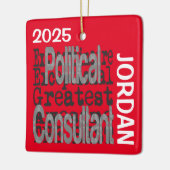 Politischer Berater CUSTOM Keramikornament (Links)