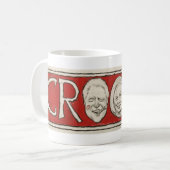 Politischer Cartoon für Kaffee-Tassen Kaffeetasse (Vorderseite Links)