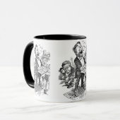 Politischer Cartoon Theodore Roosevelt 1912 Tasse (Vorderseite Links)