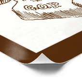 Politischer Cartoon USA c. 1920 Elefant & Donkey Poster (Ecke)