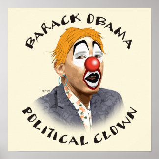 Politischer Clown Poster