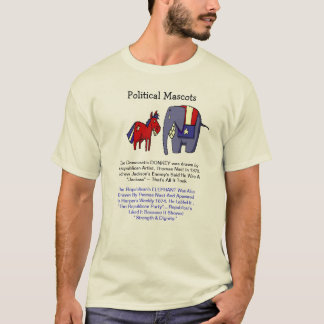 POLITISCHER ESEL U. ELEFANT T-Shirt