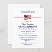 Politischer Fundraiser Patriotic American Flag Fly (Vorne/Hinten)