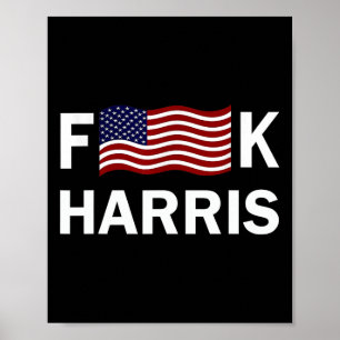 Politischer Humor F Kamala Harris Konservatives Re Poster