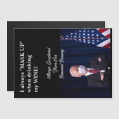 POLITISCHER HUMOR MAGNETKARTE (Vorne/Hinten)