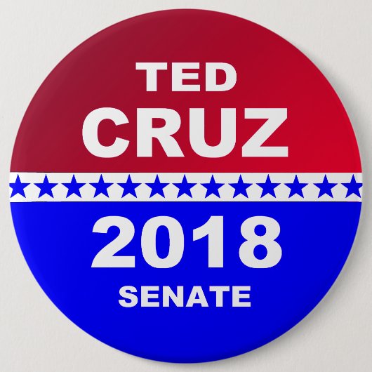 Politischer Knopf 2018 Senats Teds Cruz Button (Vorderseite)