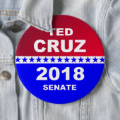 Politischer Knopf 2018 Senats Teds Cruz Button (Beispiel)