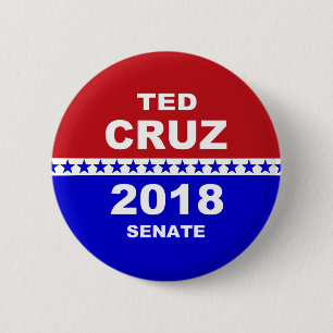 Politischer Knopf 2018 Senats Teds Cruz Button