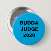 Politischer Knopf-Bürgermeister Peter Budda Button (Vorne & Hinten)
