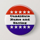 Politischer Knopf Button (Vorderseite)