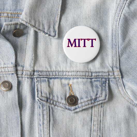 Politischer Knopf Mitt Romneys Button (Beispiel)